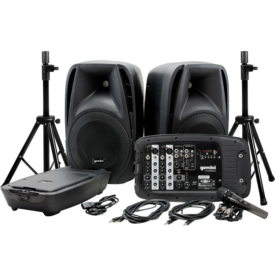 Live Sound Gemini | Gemini Es-210Mxblu-St Portable Pa System