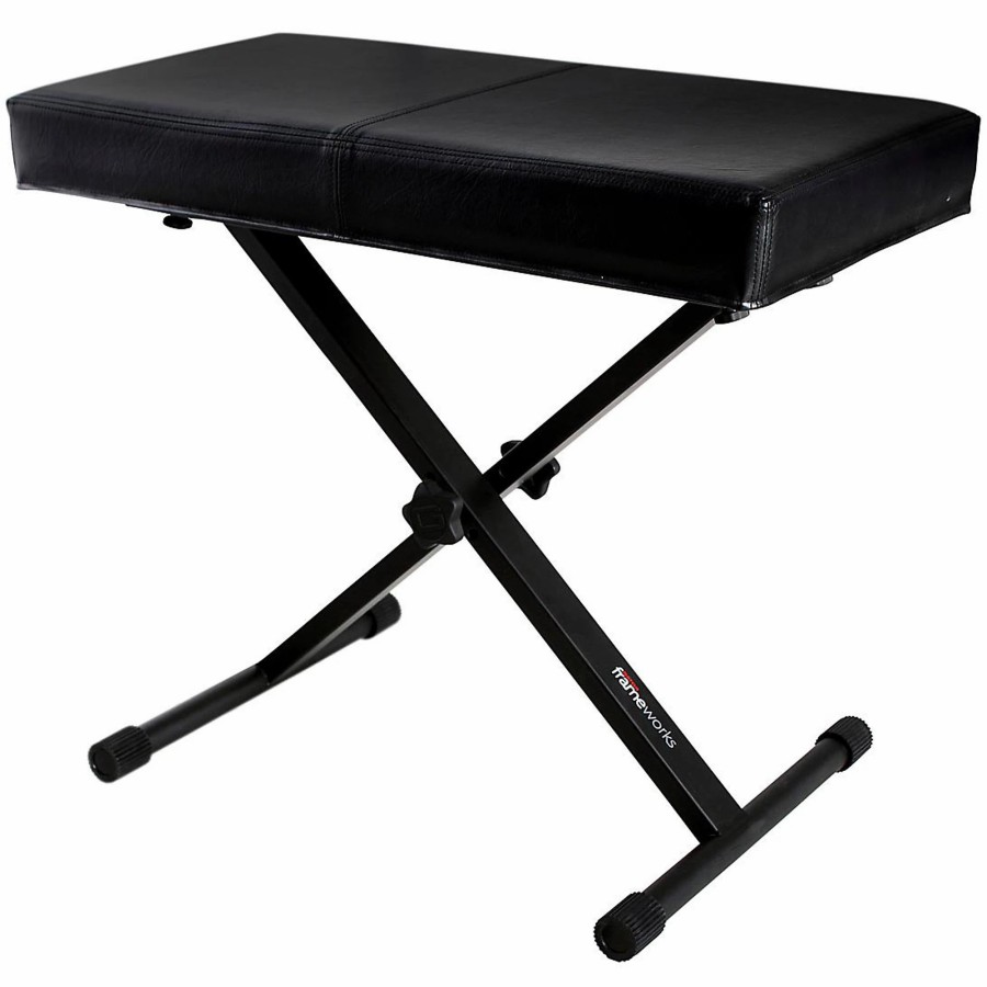 Keyboards & Midi Gator Benches & Stools | Gator Standard Black Keyboard Bench