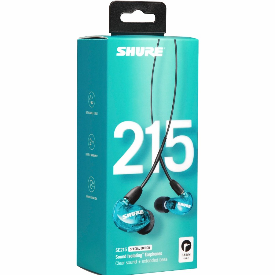 Recording Shure | Shure Se215 Special Edition Sound Isolating Earphones Blue/Grey