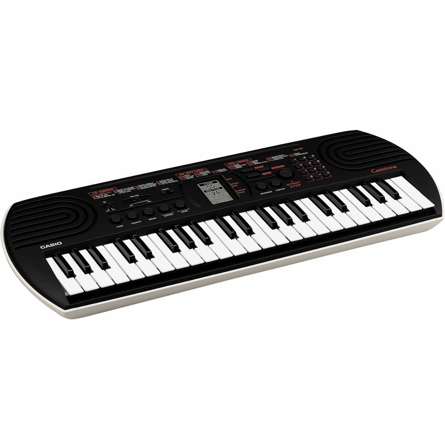 Keyboards & Midi Casio | Casio Sa-81 44-Key Mini Portable Keyboard Black