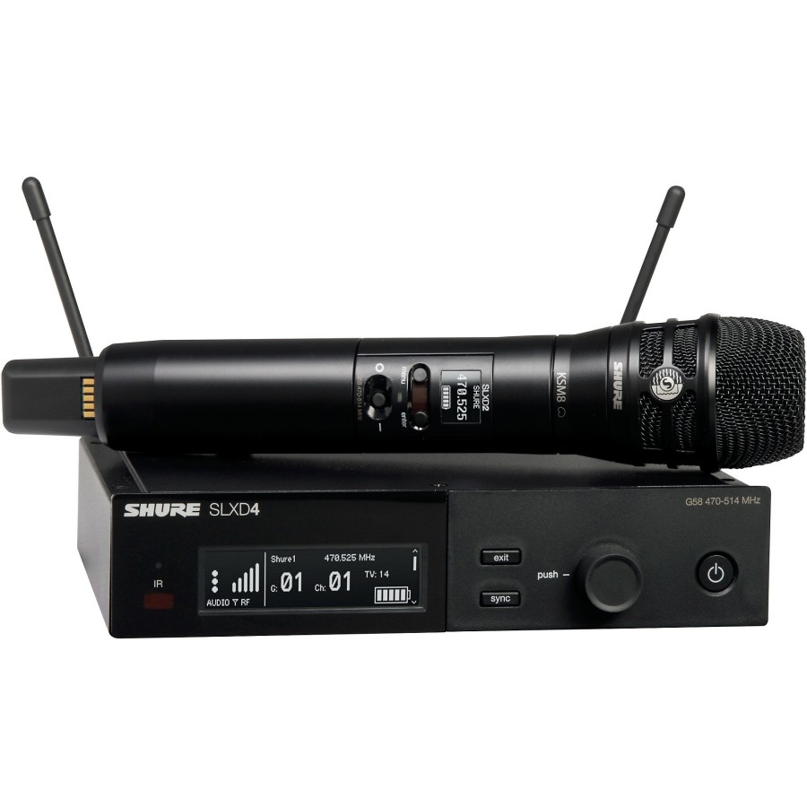 Mics & Wireless Shure | Shure Slxd24/K8B Wireless Vocal Microphone System With Ksm8 Band G58