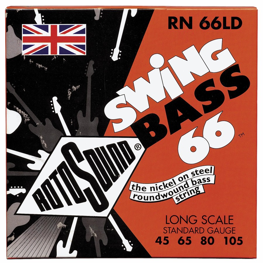 Basses Rotosound Bass Guitar Strings | Rotosound Rn 66Ld Nickel Swing Bass Strings