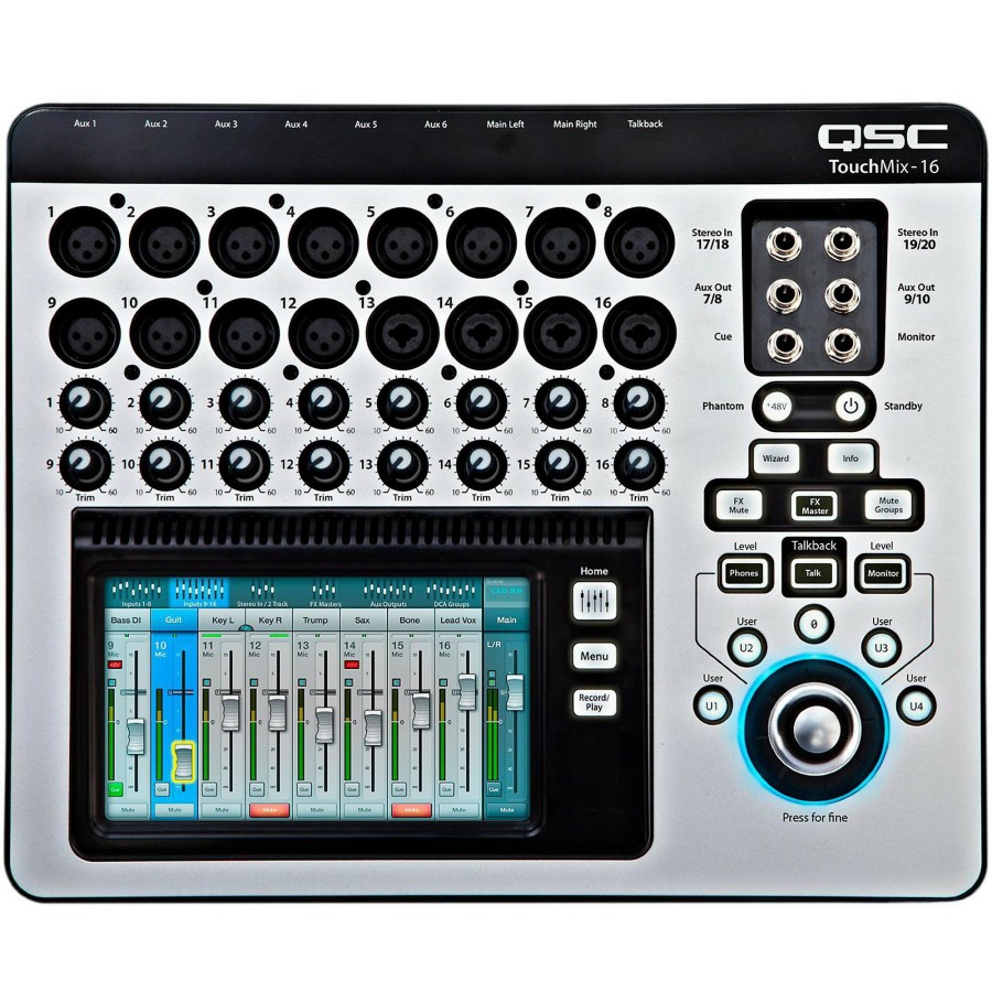 Recording QSC | Qsc Touchmix-16 16-Channel Compact Digital Mixer