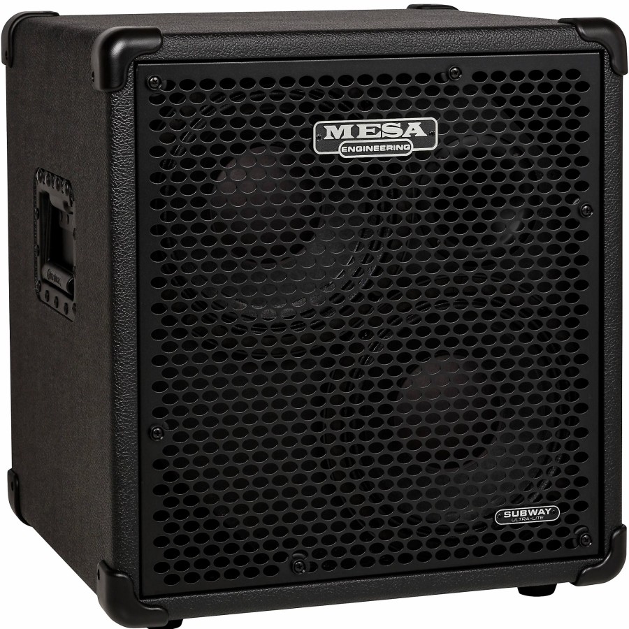 Amps & Effects MESA/Boogie Cabinets | Mesa/Boogie Subway 2X10" 600W Diagonal Ultra-Lite Bass Speaker Cabinet Black