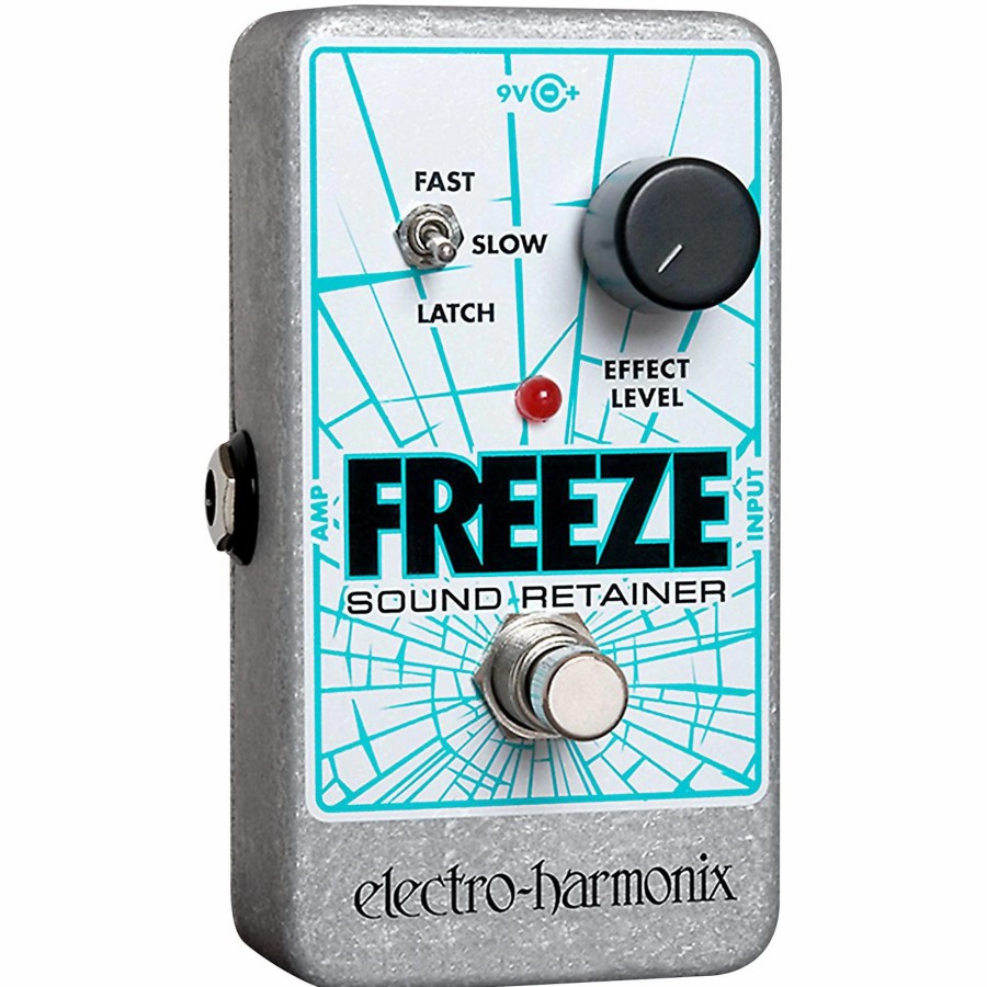 Amps & Effects Electro-Harmonix Effects Pedals | Electro-Harmonix Freeze Sound Retainer Compression Guitar Effects Pedal