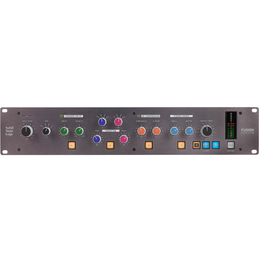 Live Sound Solid State Logic | Solid State Logic Fusion Analog 2U Stereo Outboard Processor