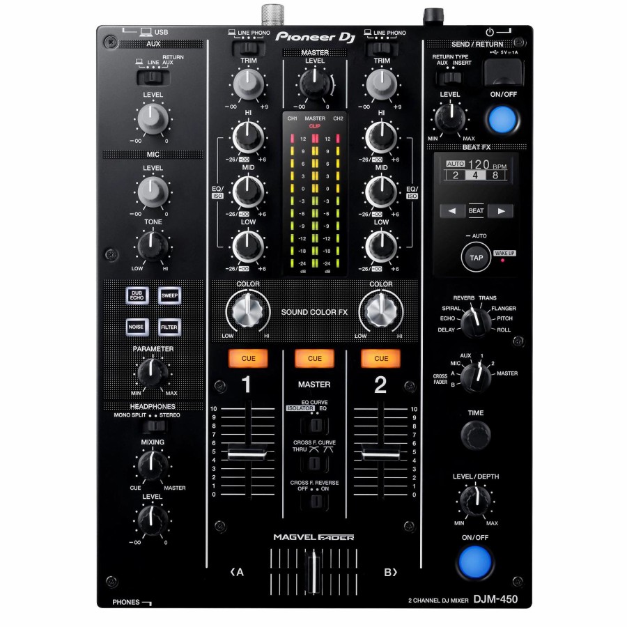 Dj Equipment Pioneer DJ | Pioneer Dj Djm-450 Professional Compact Mixer