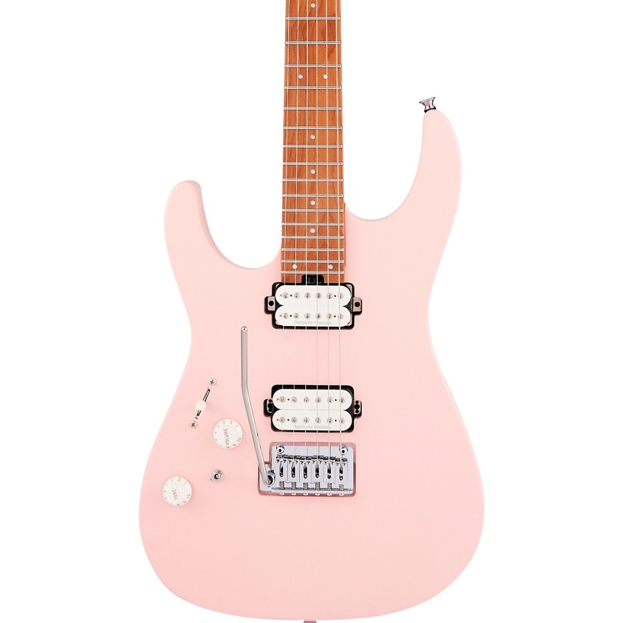 Guitars Charvel Left Handed | Charvel Pro-Mod Dk24 Hh 2Pt Cm Left-Handed Electric Guitar Shell Pink