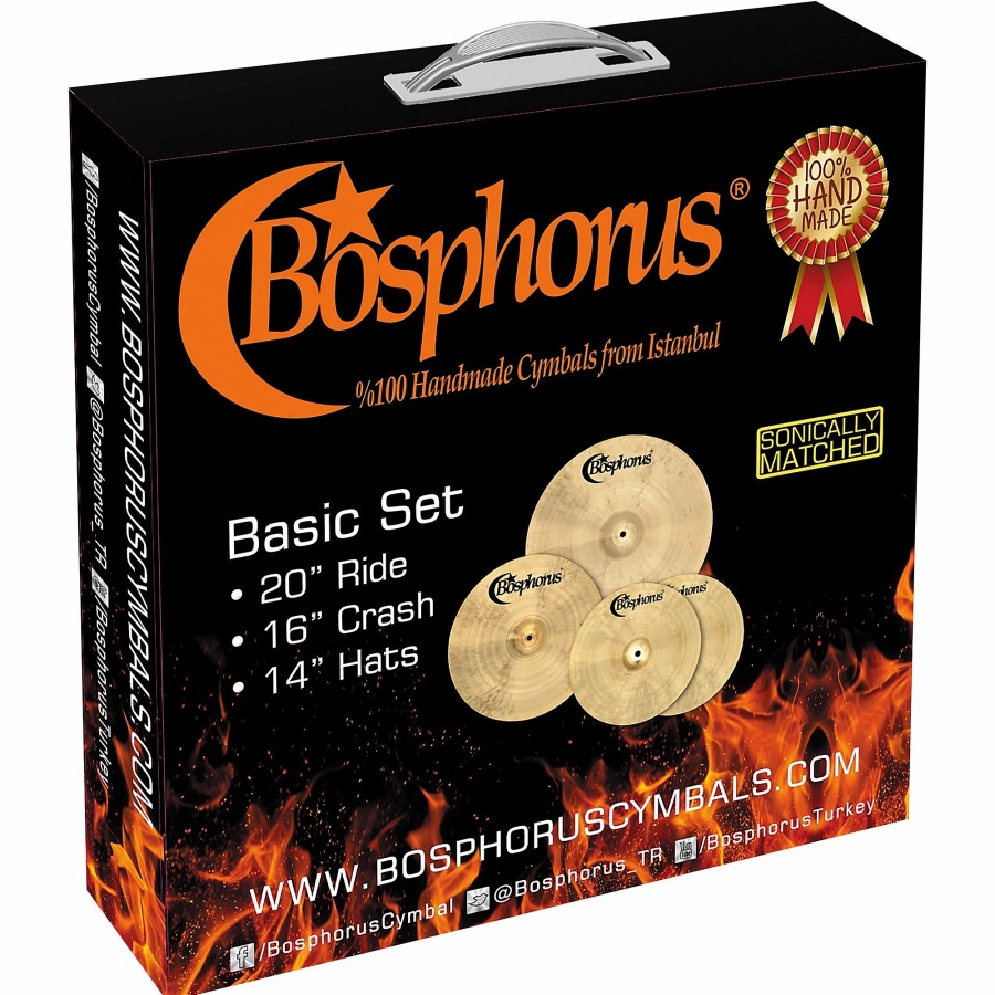 Drums Bosphorus Cymbals Cymbal Packs | Bosphorus Cymbals Traditional Cymbal Box Set