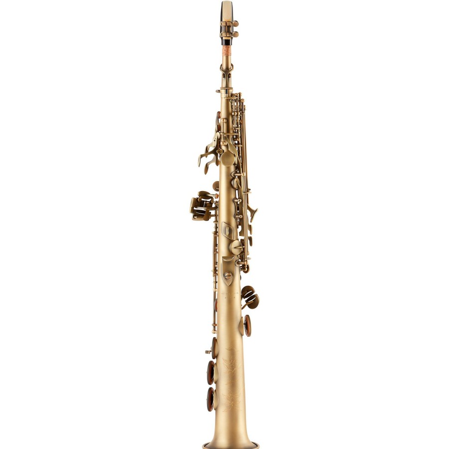 Band & Orchestra Allora | Allora Asps-550 Paris Series Straight Soprano Sax Antique Matte Antique Matte Keys