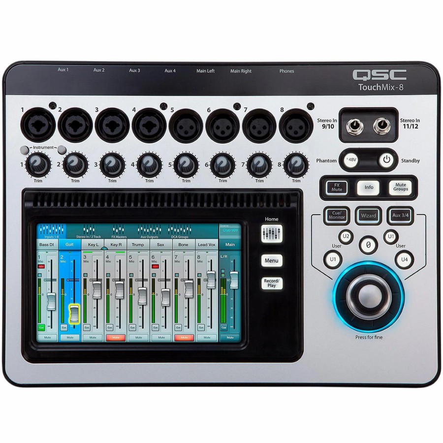 Recording QSC | Qsc Touchmix-8 8-Channel Compact Digital Mixer