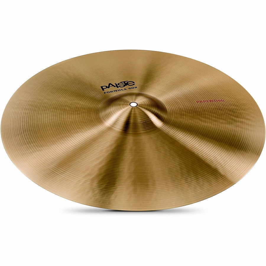 Drums Paiste Crash Cymbals | Paiste Formula 602 Classic Sounds Paperthin Crash Cymbal 20 In.