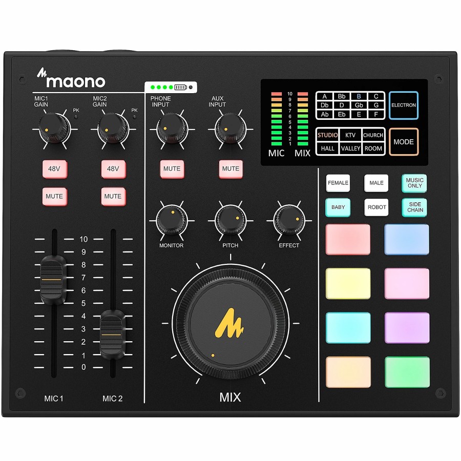 Recording maono | Maono Maonocaster All-In-One Podcast Production Studio