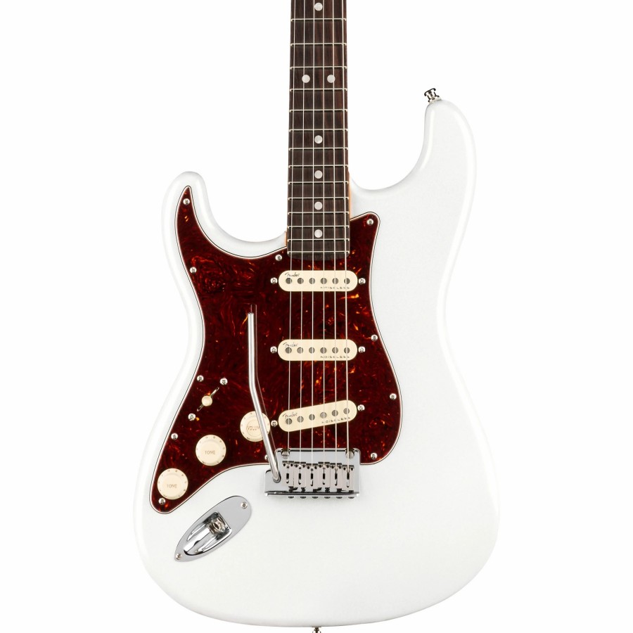 Guitars Fender Left Handed | Fender American Ultra Stratocaster Rosewood Fingerboard Left-Handed Electric Guitar Arctic Pearl