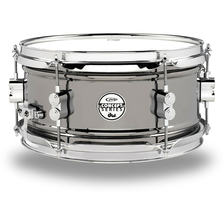 Drums PDP by DW Snare Drums | Pdp By Dw Concept Series Black Nickel Over Steel Snare Drum 12X6 Inch