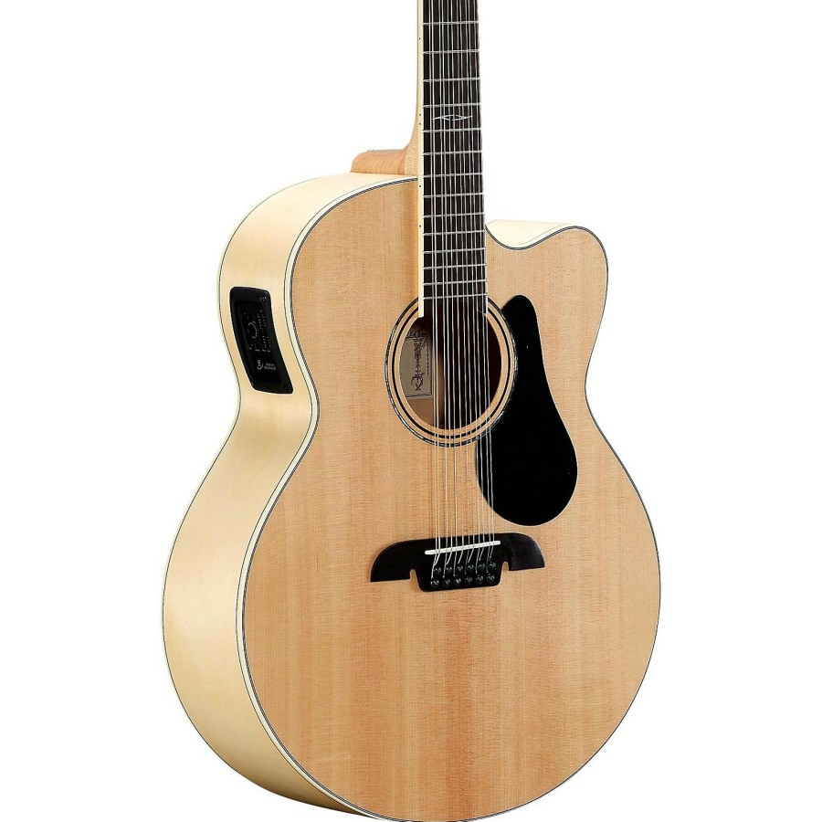 Guitars Alvarez 12-String | Alvarez Aj80Ce-12 12-String Jumbo Acoustic-Electric Guitar Natural