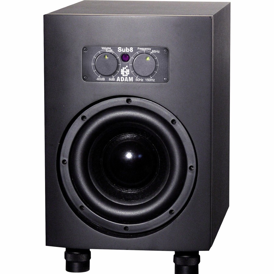 Recording ADAM Audio | Adam Audio Sub8 8" Powered Studio Subwoofer (Each) Black