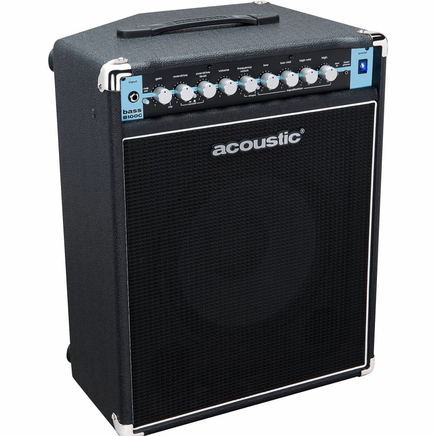 Basses Acoustic Bass Amps | Acoustic B100C 1X12 100W Bass Combo With Tilt-Back Cab Black