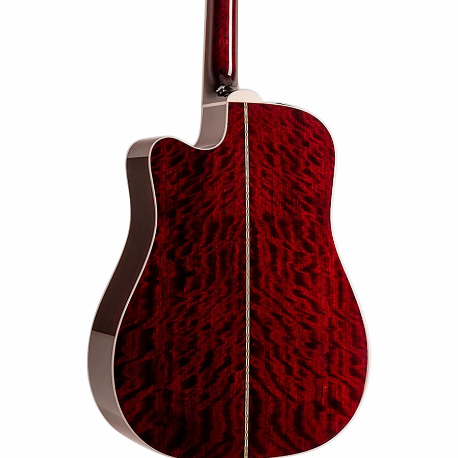 Guitars Takamine 12-String | Takamine Jj325Src12 John Jorgenson Signature 12-String Acoustic-Electric Guitar Gloss Red Stain