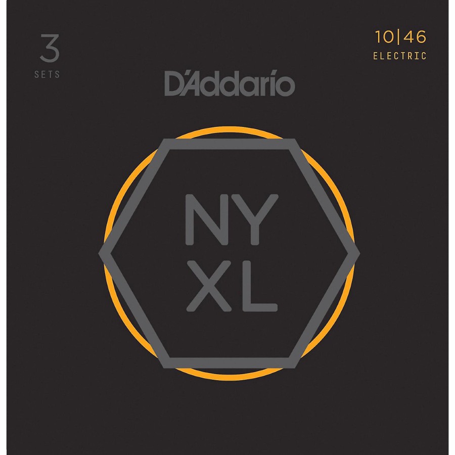 Guitars D'Addario Guitar Strings | D'Addario Nyxl1046 Light 3-Pack Electric Guitar Strings