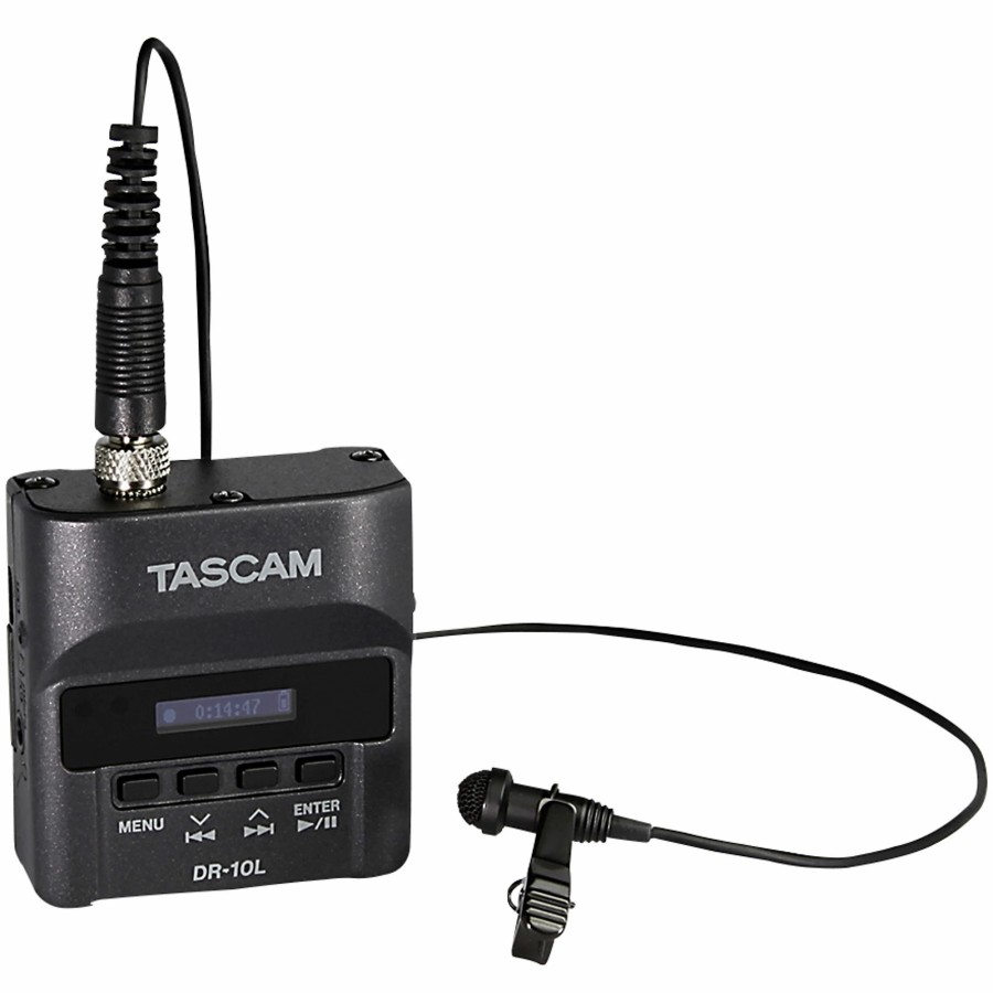 Recording TASCAM | Tascam Dr-10L Digital Audio Recorder With Lavalier Microphone