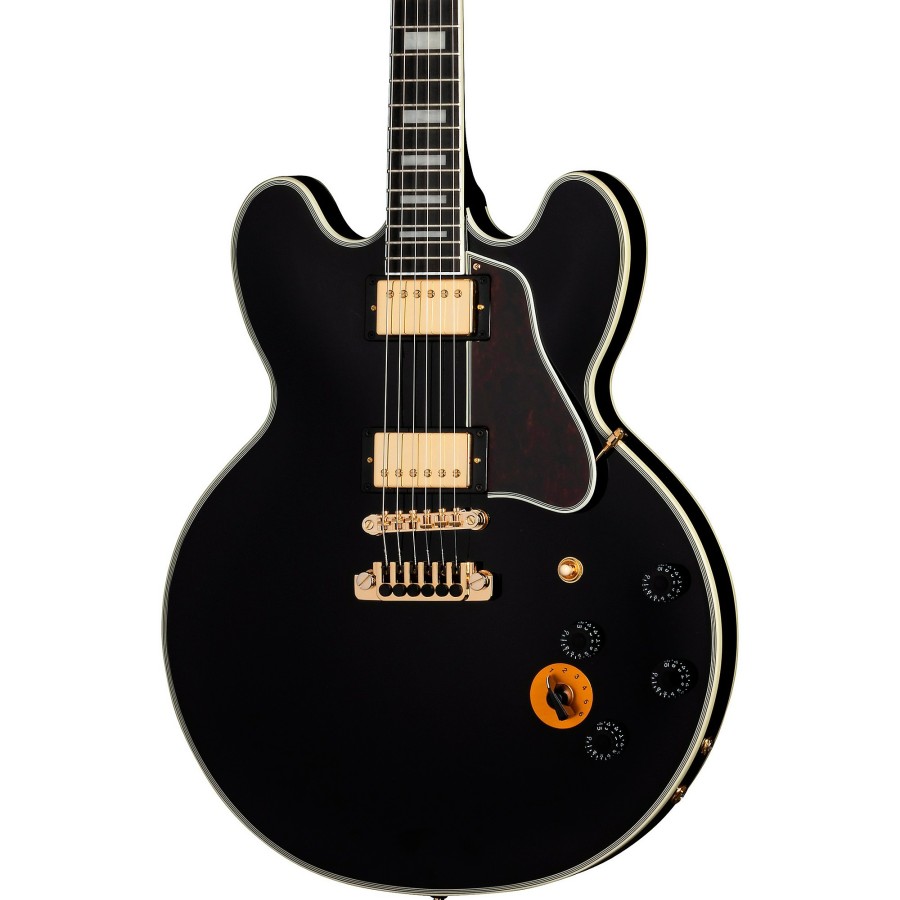 Guitars Epiphone Hollow & Semi-Hollow Body | Epiphone B.B. King Lucille Semi-Hollow Electric Guitar Ebony