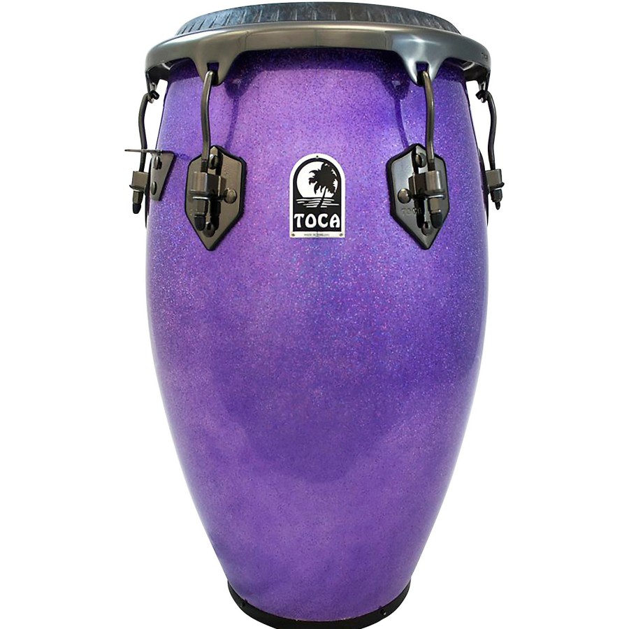 Drums Toca | Toca Jimmie Morales Signature Series Congas 12.50 In. Purple Sparkle