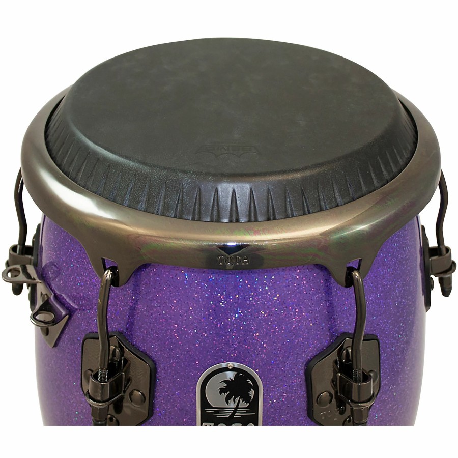 Drums Toca | Toca Jimmie Morales Signature Series Congas 12.50 In. Purple Sparkle