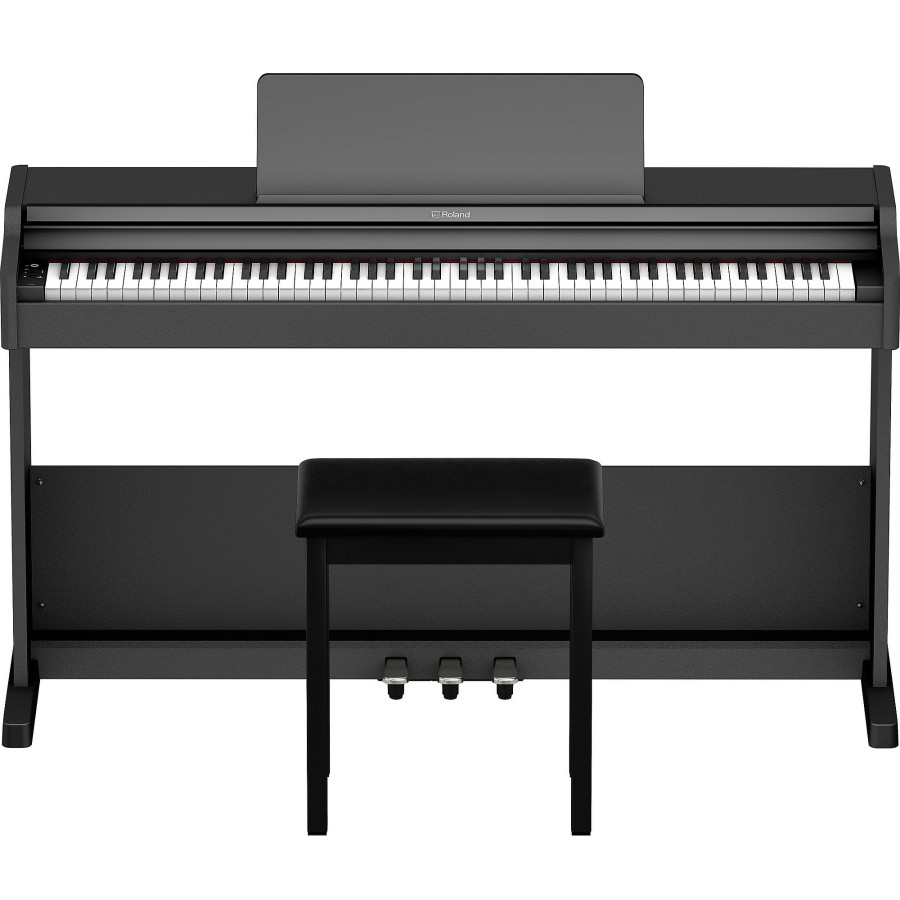 Keyboards & Midi Roland Home Digital Pianos | Roland Rp107 Digital Console Piano With Bench Black