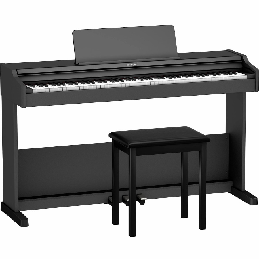 Keyboards & Midi Roland Home Digital Pianos | Roland Rp107 Digital Console Piano With Bench Black