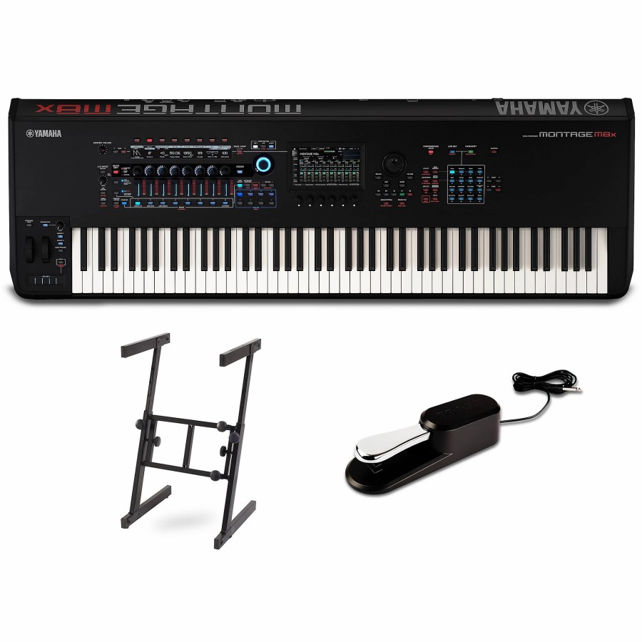 Keyboards & Midi Yamaha | Yamaha Montage M8X Flagship Synthesizer Performance Package