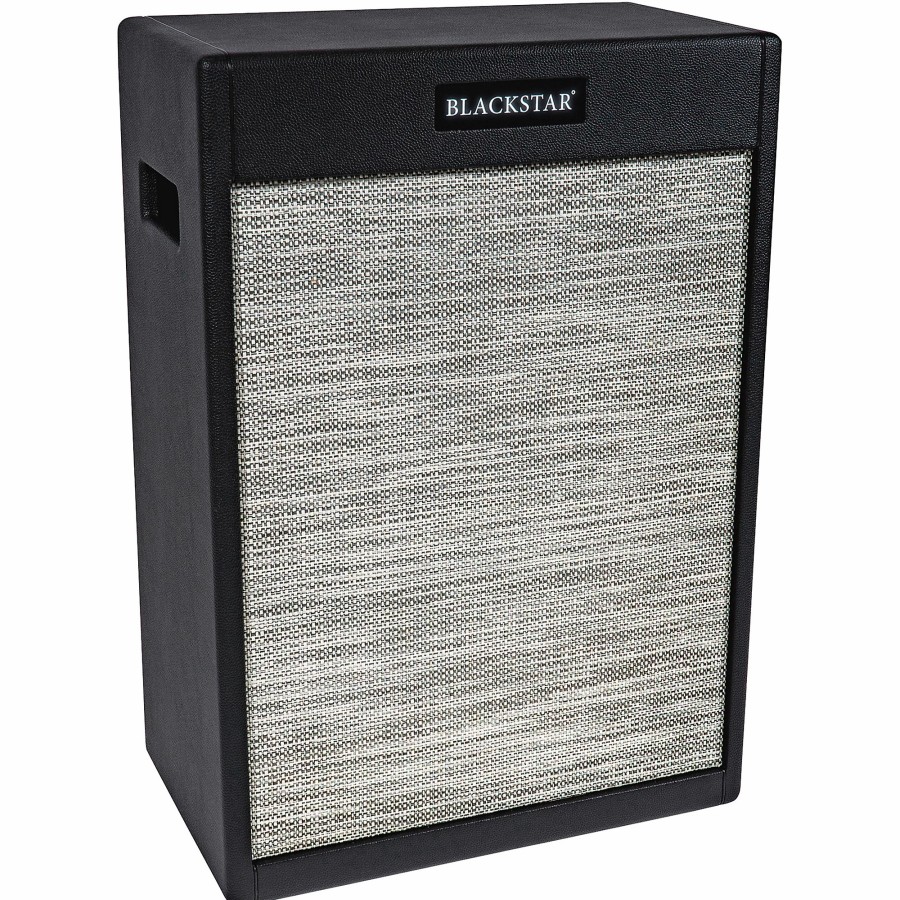 Amps & Effects Blackstar Cabinets | Blackstar St. James 2X12 Vertical Guitar Speaker Cabinet Black