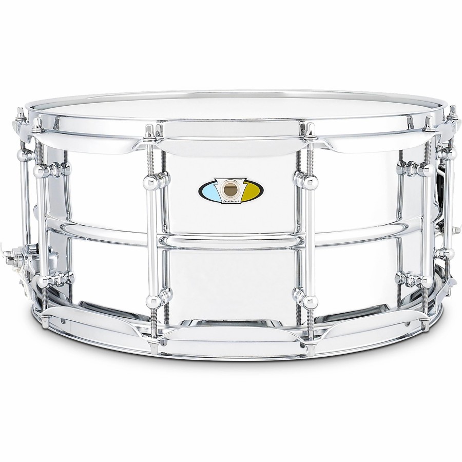 Drums Ludwig Snare Drums | Ludwig Supralite Steel Snare Drum 14 X 6.5 In.