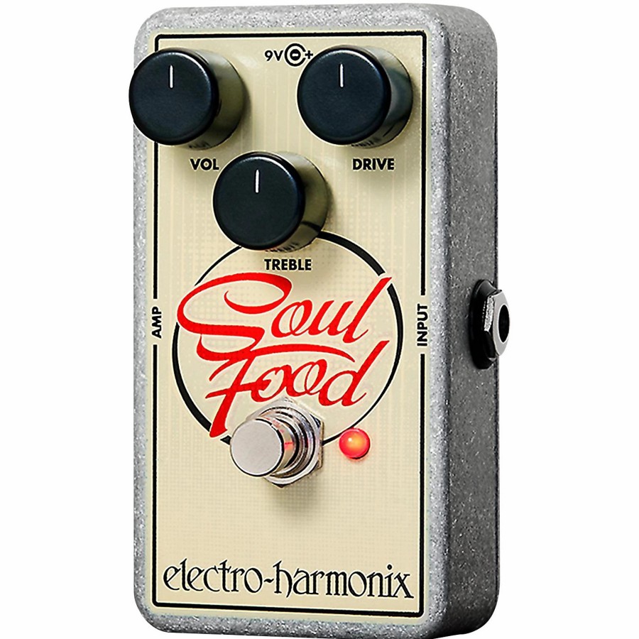 Amps & Effects Electro-Harmonix Distortion & Overdrive | Electro-Harmonix Soul Food Overdrive Guitar Effects Pedal