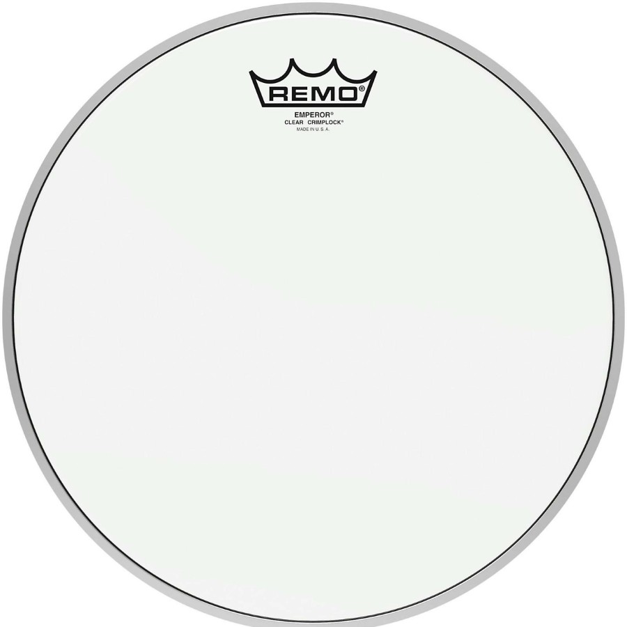 Drums Remo | Remo Emperor Clear Crimplock Tenor Drum Head 12 In.