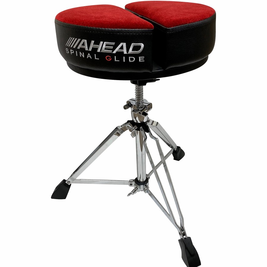 Drums Ahead | Ahead Spinal G Round Top Throne Red/Black