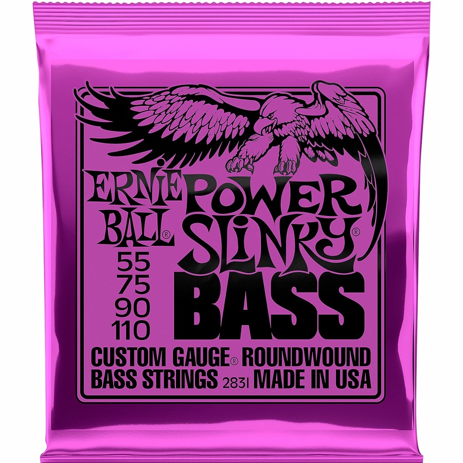 Basses Ernie Ball Bass Guitar Strings | Ernie Ball 2831 Slinky Round Wound Power Bass Strings