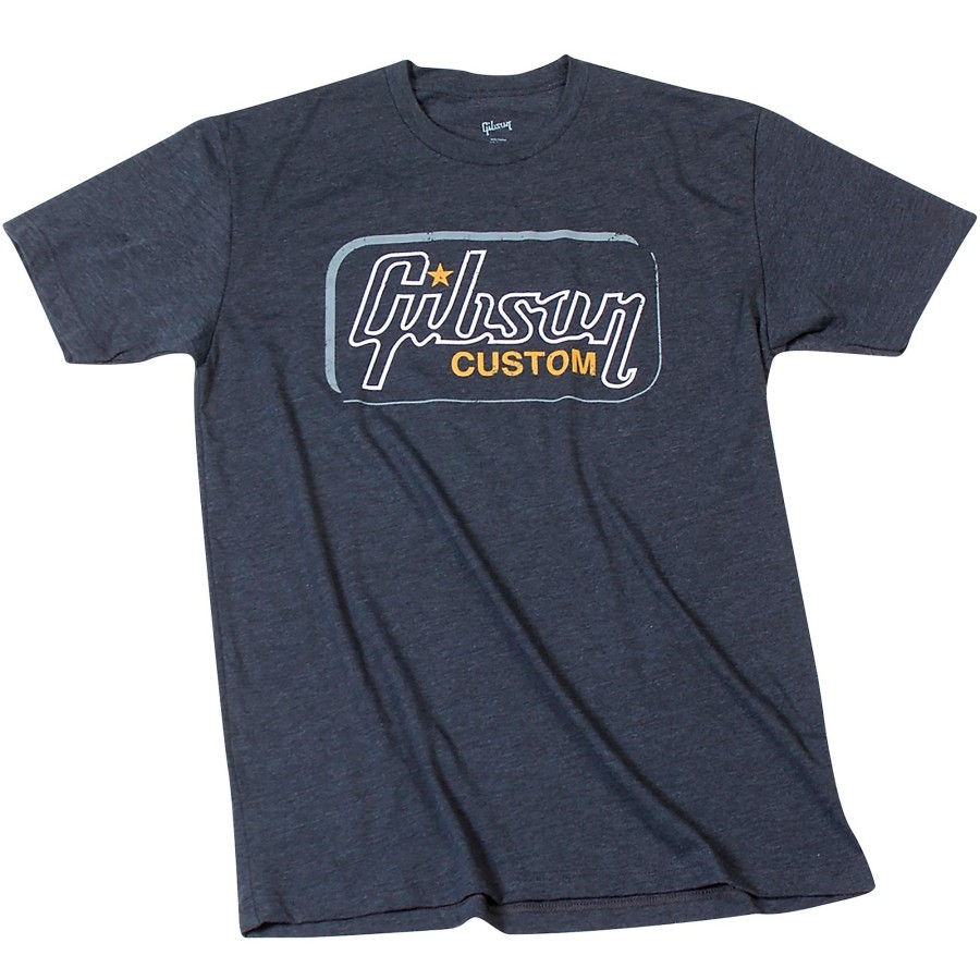 Accessories Gibson | Gibson Custom Vintage T-Shirt Small Black/Gray