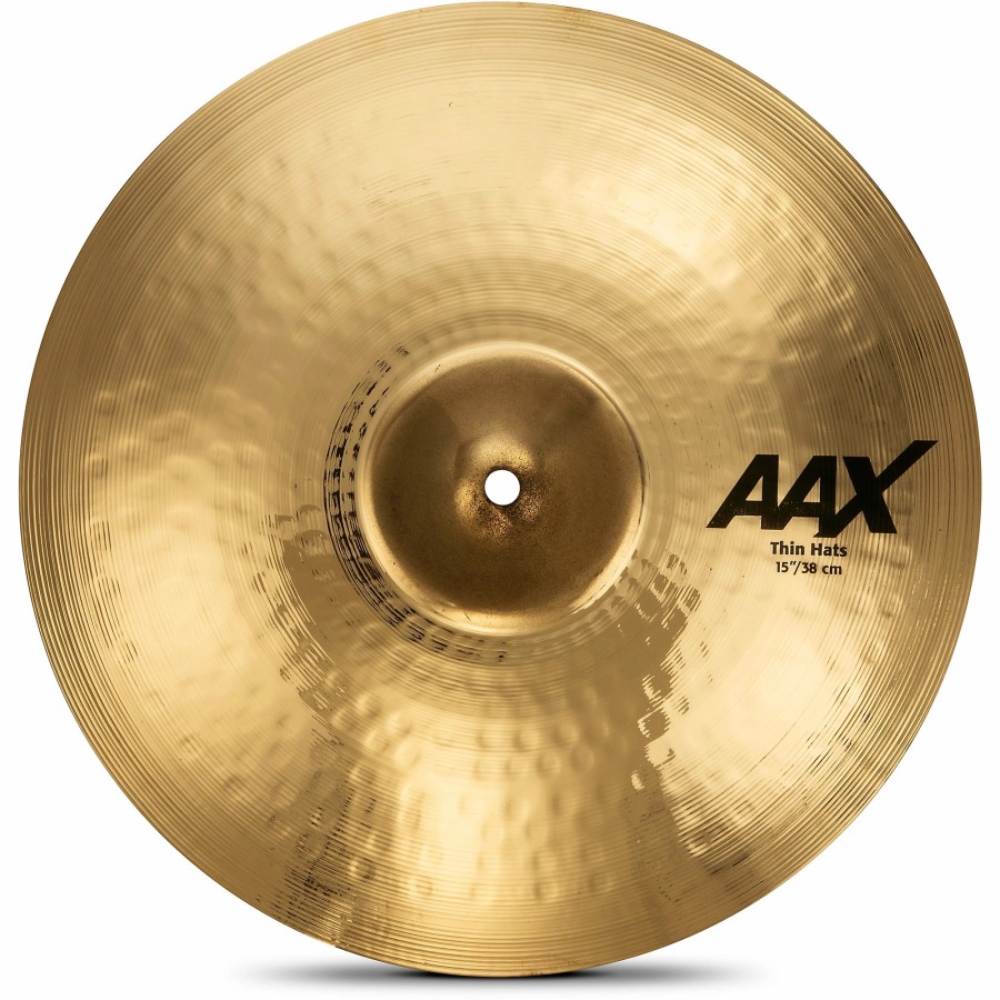 Drums SABIAN Hi-Hat Cymbals | Sabian Aax Thin Hats, Brilliant 15 In. Top