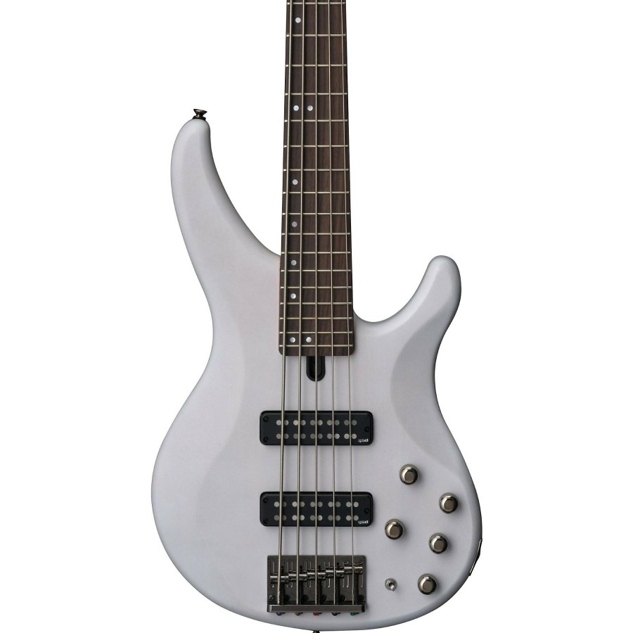 Basses Yamaha 5-String | Yamaha Trbx505 5-String Premium Electric Bass Transparent White Rosewood Fretboard