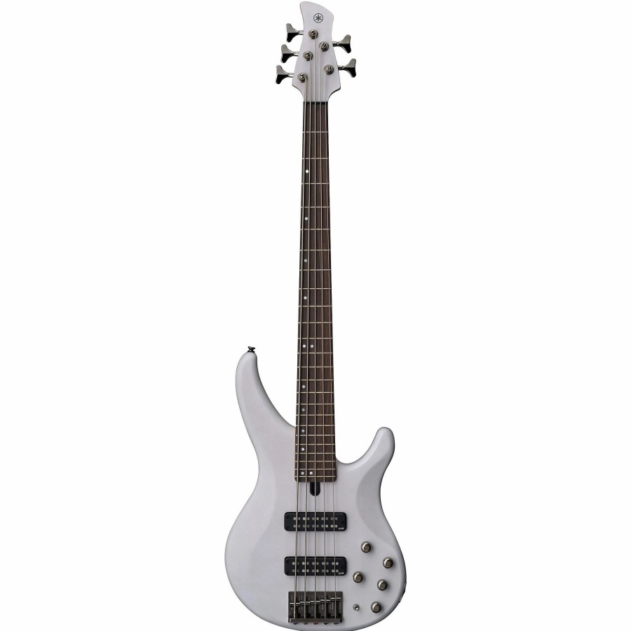 Basses Yamaha 5-String | Yamaha Trbx505 5-String Premium Electric Bass Transparent White Rosewood Fretboard