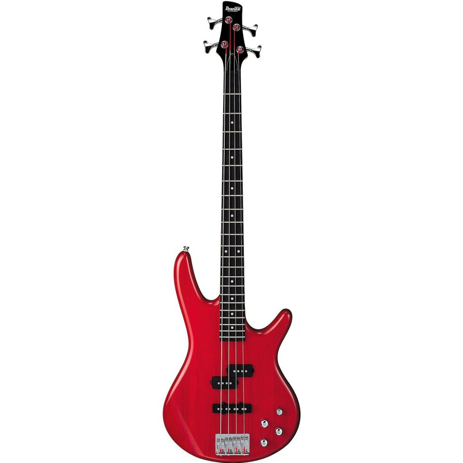 Basses Ibanez 4-String | Ibanez Gsr200 4-String Electric Bass Transparent Red