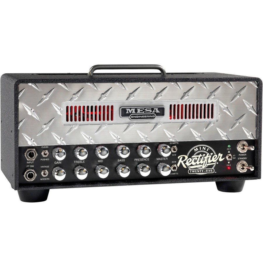 Guitars MESA/Boogie Guitar Amps | Mesa/Boogie Mini Rectifier 25 25W Tube Guitar Amp Head Black