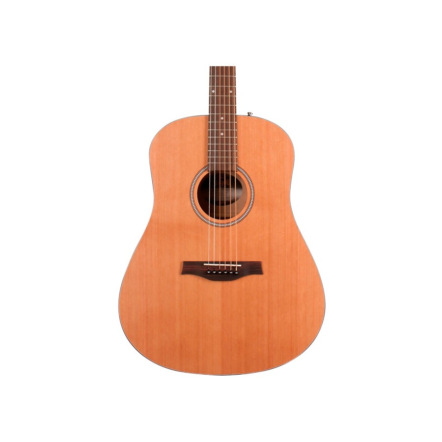 Guitars Seagull Left Handed | Seagull S6 Original Presys Ii Left-Handed Dreadnought Acoustic-Electric Guitar Natural