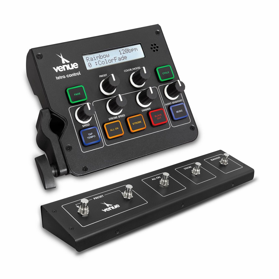 Lighting Venue | Venue Tetra Control Intuitive Dmx Controller & Footswitch Black