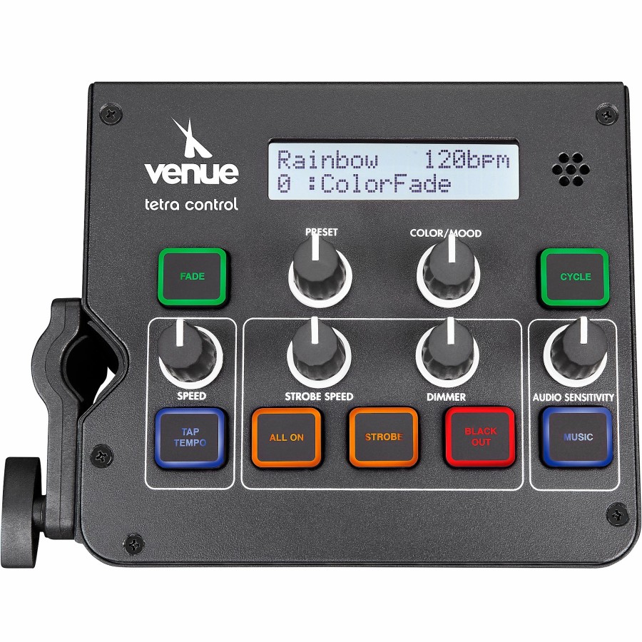 Lighting Venue | Venue Tetra Control Intuitive Dmx Controller & Footswitch Black