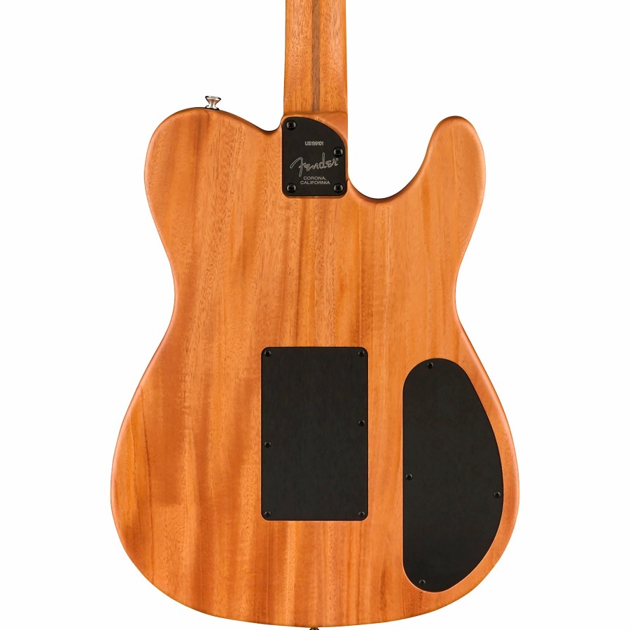 Guitars Fender Left Handed | Fender Acoustasonic Telecaster Left-Handed Acoustic-Electric Guitar Natural