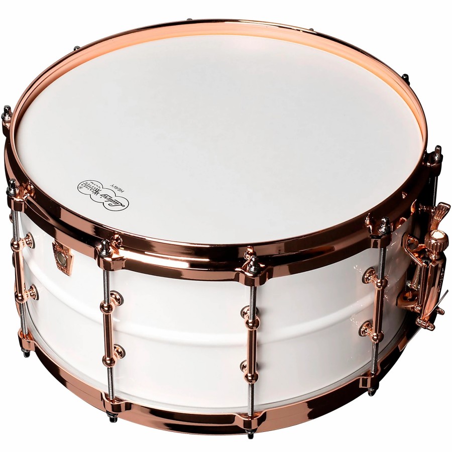 Drums Ludwig Snare Drums | Ludwig Polar-Phonic Brass Snare Drum With Copper Hardware 14 X 6.5 In.