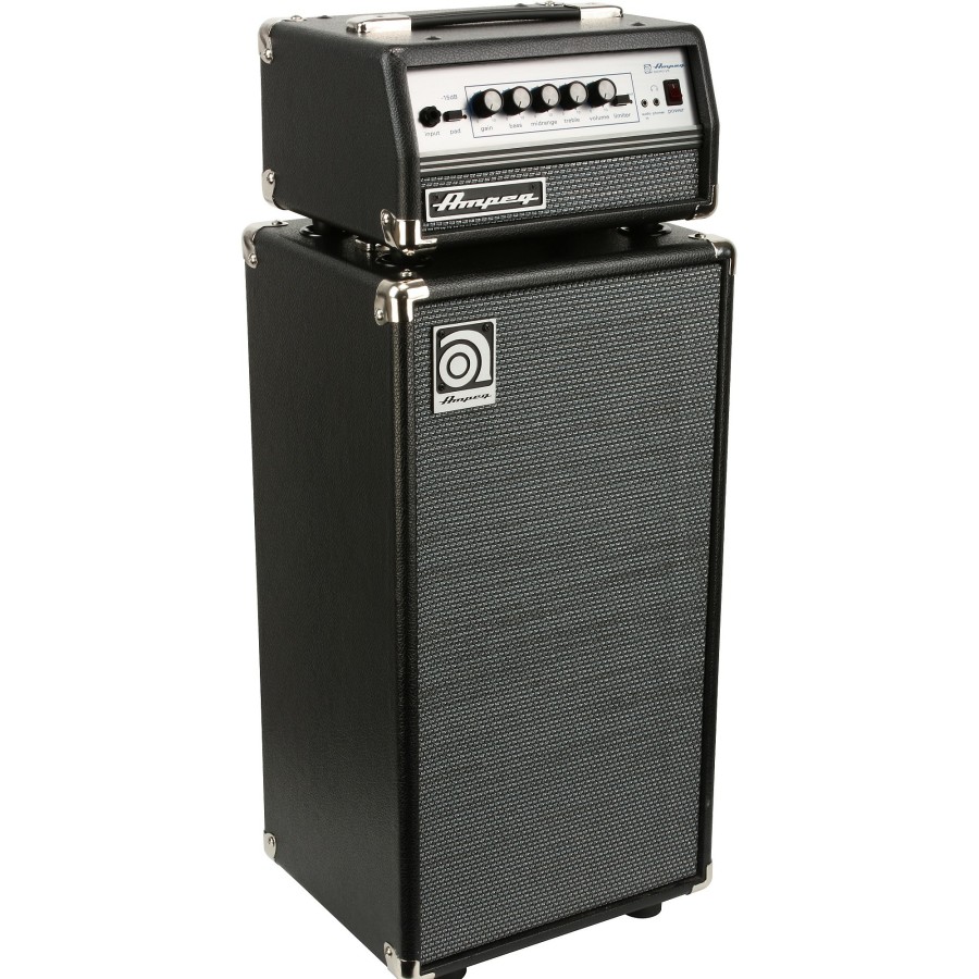 Amps & Effects Ampeg Amp Stacks | Ampeg Micro-Vr Bass Amp Head And Svt210Av Bass Speaker Cabinet Stack