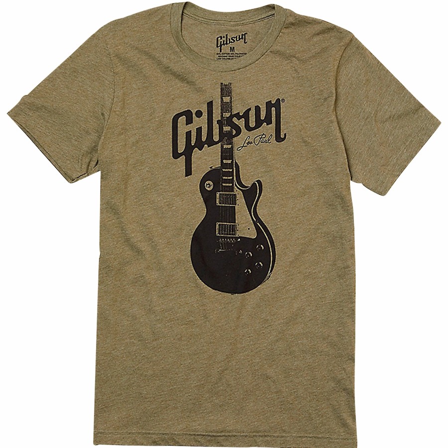 Accessories Gibson | Gibson Les Paul Tee Large Olive Green